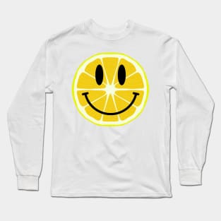 Smiley face lemon Long Sleeve T-Shirt